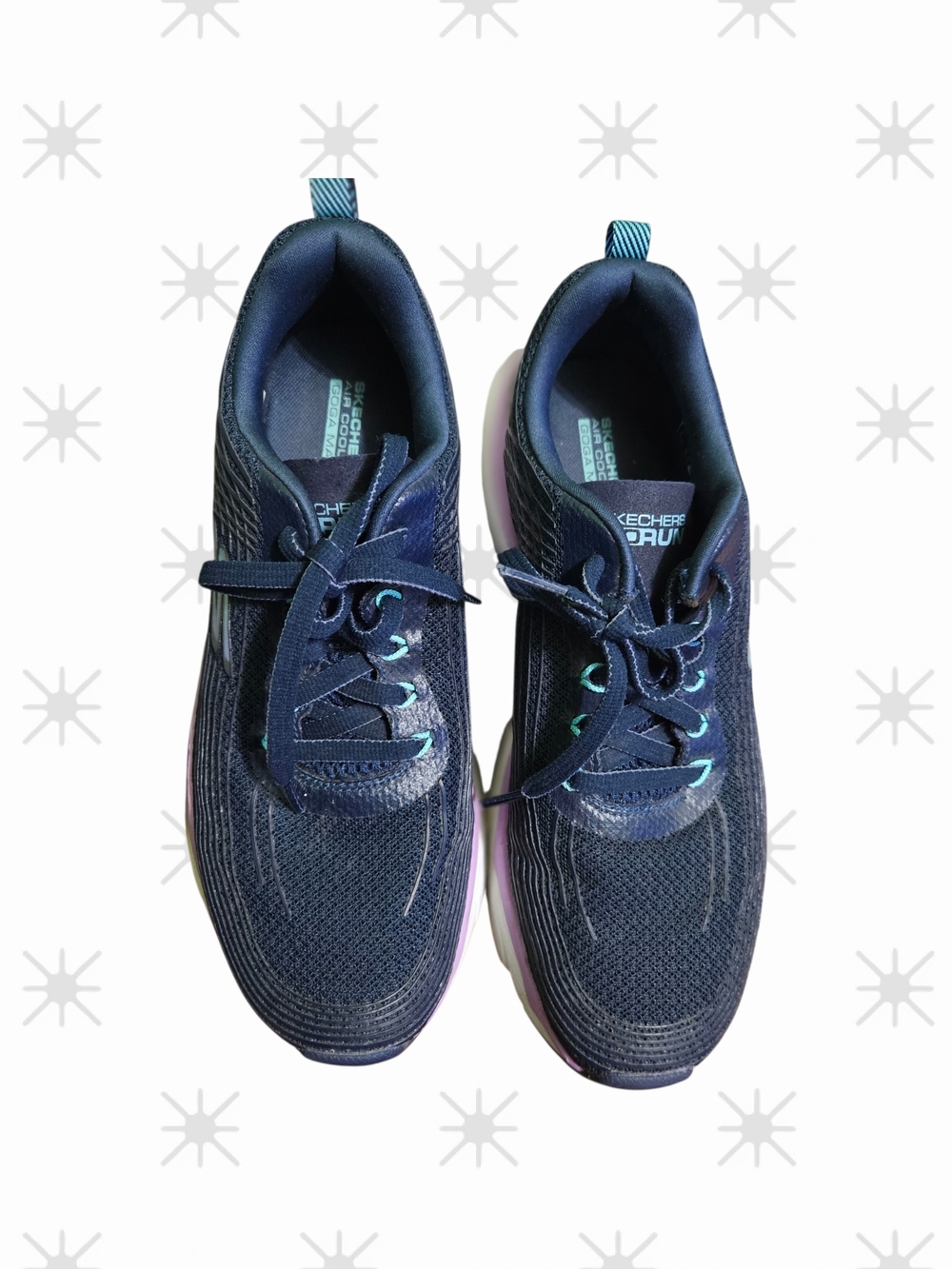 Skechers GOrun Max Cushioning Elite Women’s Sneakers – Navy/Lavender – Size 9 US